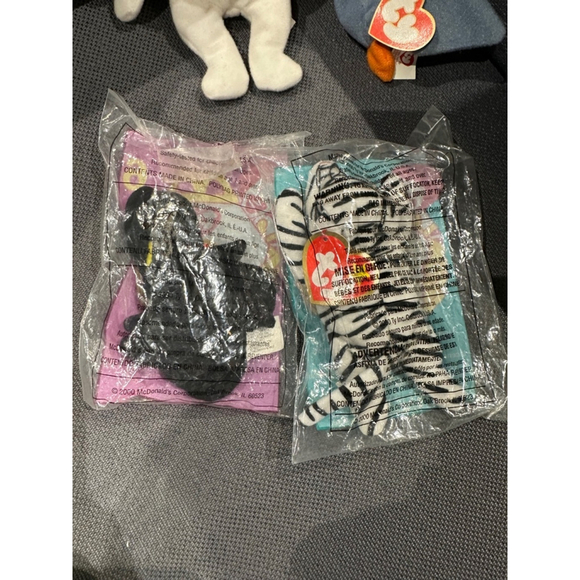 Ty Beanie Babies McDonald's Plush Toys Lot of 4 Teenie Beanies - Picture 5 of 6